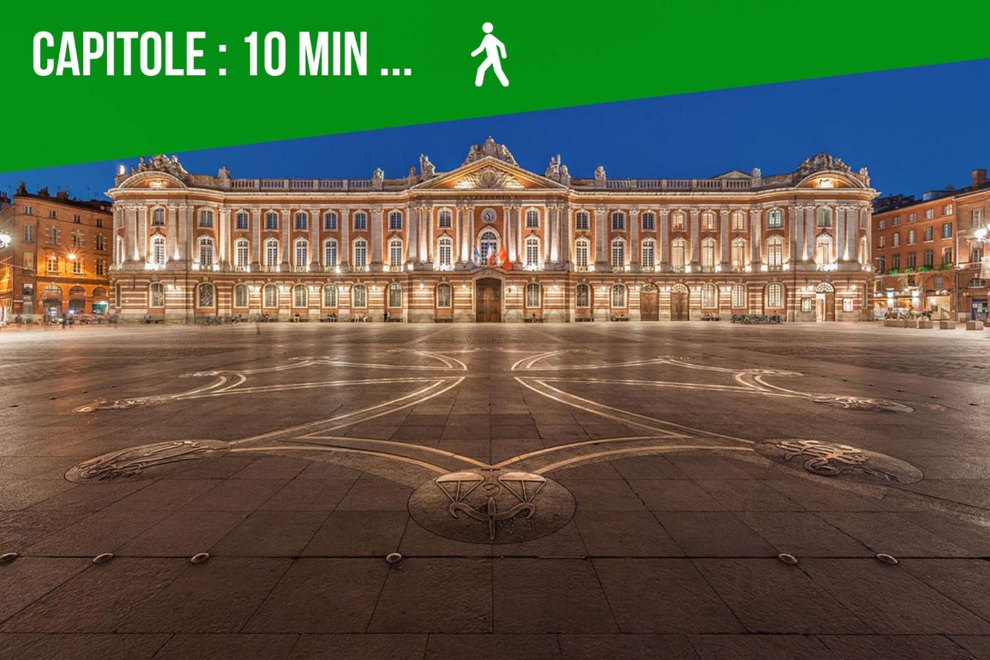 Apartamento Le Nid D'Orient Entre Matabiau Et Capitole Parking Toulouse Exterior foto
